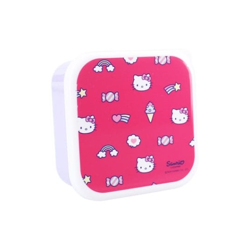 Sanrio Pack de 3 Fiambreras Hello Kitty Fresh Bites