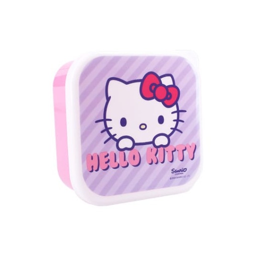 Sanrio Pack de 3 Fiambreras Hello Kitty Fresh Bites