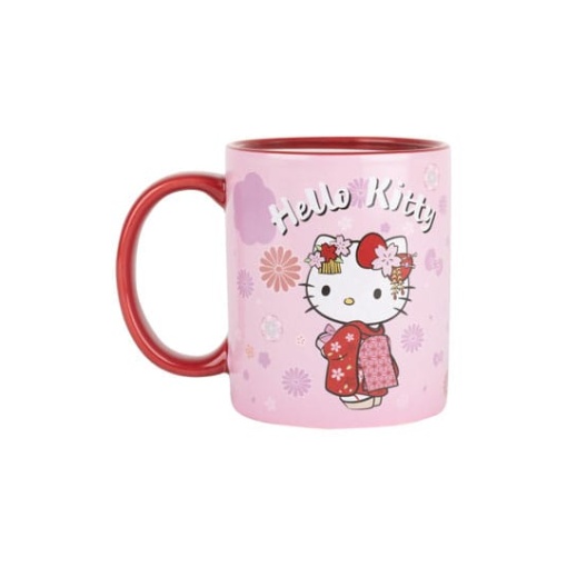 Sanrio Taza sensitiva al calor Hello Kitty Kimono 320 ml