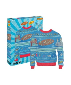 Seinfeld: Festivus Ugly Christmas Sweater Shaped 1000 Piece Jigsaw Puzzle