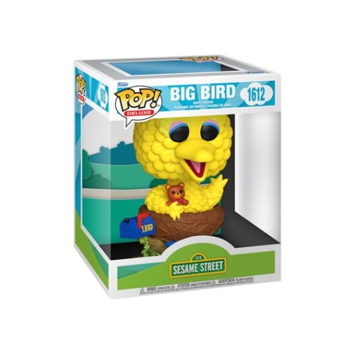 Sesame Street POP! Deluxe Vinyl Figura Big Bird in Nest 17 cm