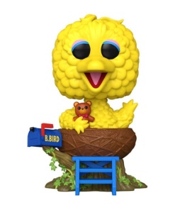 Sesame Street POP! Deluxe Vinyl Figura Big Bird in Nest 17 cm