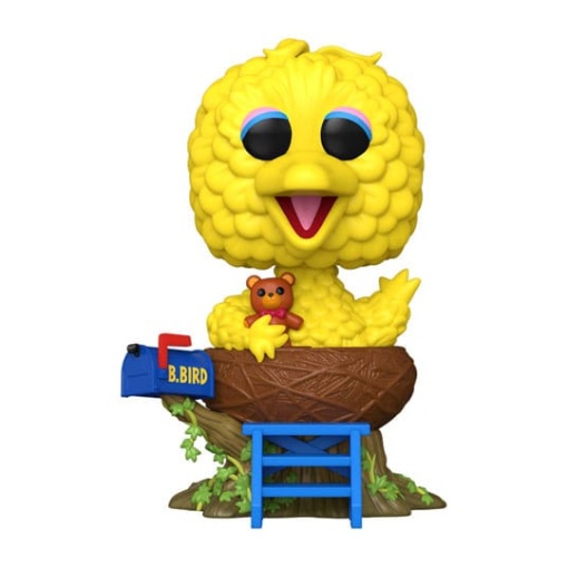 Sesame Street POP! Deluxe Vinyl Figura Big Bird in Nest 17 cm