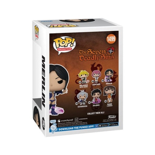 Seven Deadly Sins Pop! Animation Vinyl Figura Merlin 9 cm