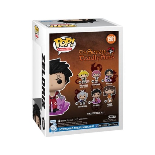 Seven Deadly Sins Pop! Animation Vinyl Figura Zeldris 9 cm