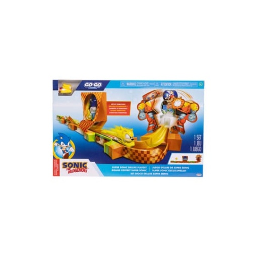 Sonic - The Hedgehog La película Playset Go Go Racers Launching ramps Deluxe