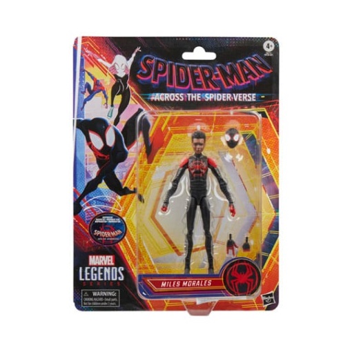 Spider-Man: Across the Spider-Verse Marvel Legends Figura Miles Morales 15 cm - Embalaje dañado