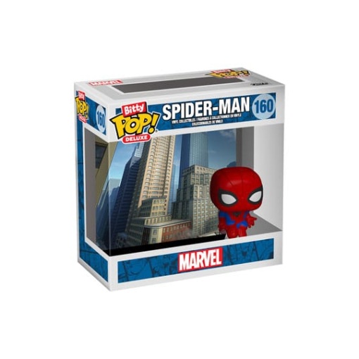 Spider-Man Display de 12 Pack de 4 Figuras Bitty POP! Deluxe Vinyl Spider-Man(Cityscape) 2