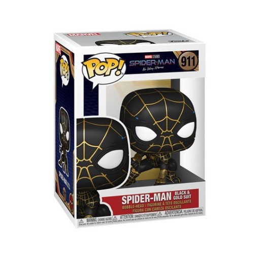 Spider-Man: No Way Home POP! Vinyl Figura Spider-Man (Black & Gold Suit) 9 cm