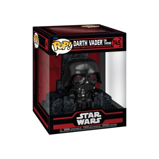 Star Wars: Dark Side POP! Deluxe Vinyl Figura Vader Throne 9 cm