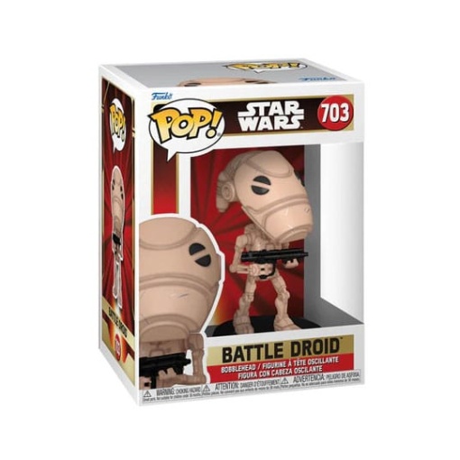 Star Wars: Episodio I - La amenaza fantasma Anniversary POP! Vinyl Figura Battle Droid 9 cm