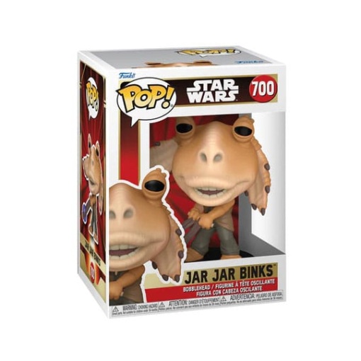 Star Wars: Episodio I - La amenaza fantasma Anniversary POP! Vinyl Figura Jar Jar Binks w/ Booma Balls 9 cm