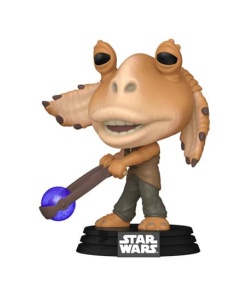 Star Wars: Episodio I - La amenaza fantasma Anniversary POP! Vinyl Figura Jar Jar Binks w/ Booma Balls 9 cm