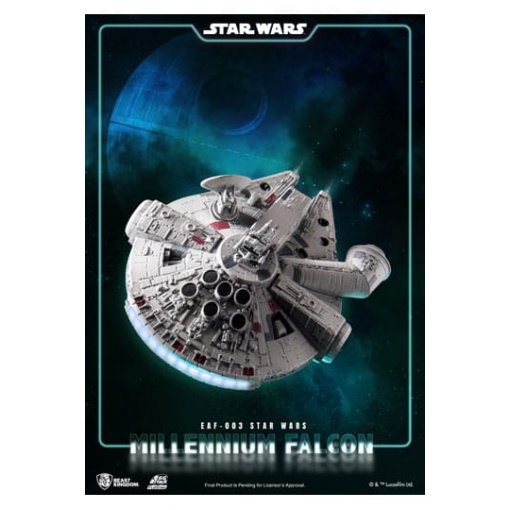 Star Wars Estatua con luz Egg Attack Millennium Falcon Floating Ver. 13 cm