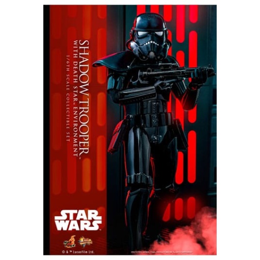 Star Wars Figura Movie Masterpiece 1/6 Shadow Trooper with Death Star Environment 30 cm