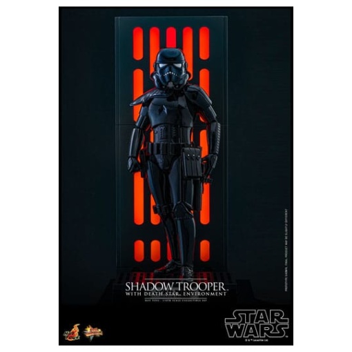 Star Wars Figura Movie Masterpiece 1/6 Shadow Trooper with Death Star Environment 30 cm