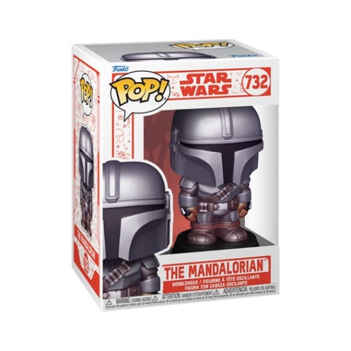 Star Wars: Mandalorian POP! Vinyl Figura Holiday Mandalorian 9 cm