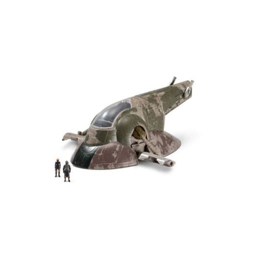 Star Wars Micro Galaxy Squadron Vehículo con Figuras Boba Fett`s Starship 20 cm