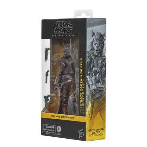 Star Wars: Skeleton Crew Black Series Figura Pirate Capitaine Brutus (Port Borgo) 15 cm