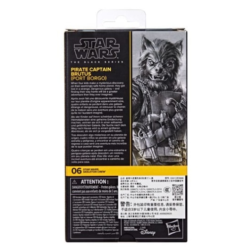 Star Wars: Skeleton Crew Black Series Figura Pirate Capitaine Brutus (Port Borgo) 15 cm