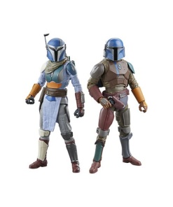 Star Wars: The Mandalorian Black Series Pack de 2 Figuras Mandalorian Shriek-Hawk Trainers 15 cm