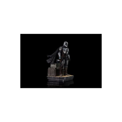 Star Wars The Mandalorian Estatua 1/10 Art Scale Din Djarin and Din Grogu 21 cm