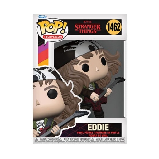 Stranger Things POP! TV Vinyl Figura Hunter Eddie with Guitar 9 cm