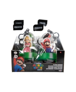 Super Mario Bros. La película Llaveros Peluche 8 cm Surtido (12)