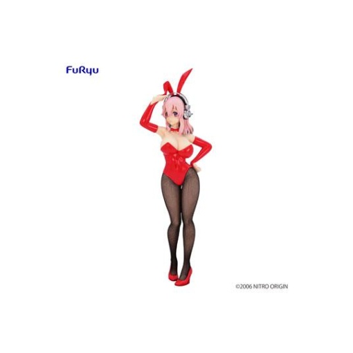 Super Sonico Estatua PVC BiCute Bunnies Super Sonico Red Ver. 28 cm