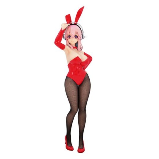 Super Sonico Estatua PVC BiCute Bunnies Super Sonico Red Ver. 28 cm