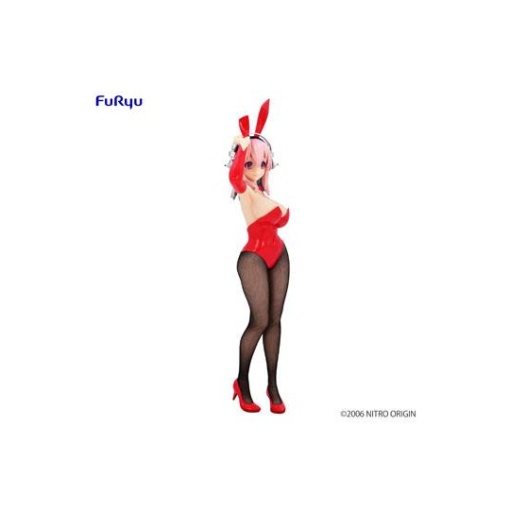 Super Sonico Estatua PVC BiCute Bunnies Super Sonico Red Ver. 28 cm