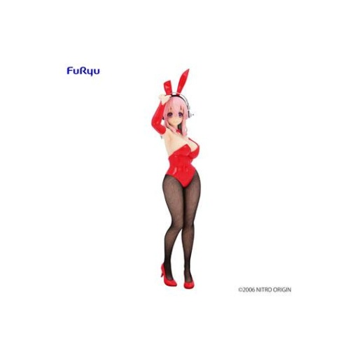 Super Sonico Estatua PVC BiCute Bunnies Super Sonico Red Ver. 28 cm