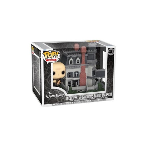 The Addams Family POP! Town Vinyl Figura Addams Home w/Uncle Fester 9 cm