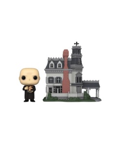 The Addams Family POP! Town Vinyl Figura Addams Home w/Uncle Fester 9 cm