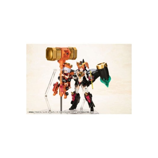 The King of Braves GaoGaiGar Plastic Model Kit Cross Frame Girl Goldymark & Stealth Gao II Set 12 cm