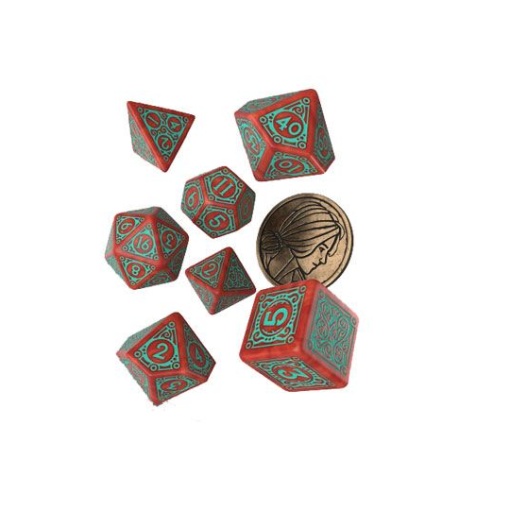 The Witcher Pack de Dados Triss Merigold the Fearless (7)