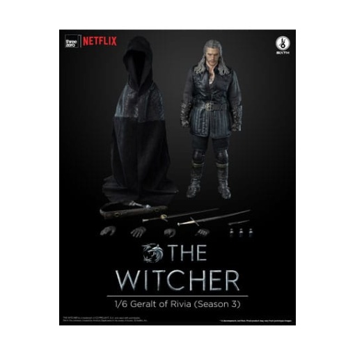 The Witcher Season 3 Figura 1/6 Geralt of Rivia 31 cm