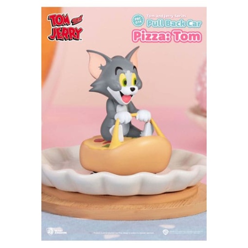 Tom & Jerry Pull Back Car Series Pack de 6 Coches de Cuerda Blind Box