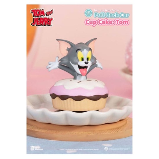 Tom & Jerry Pull Back Car Series Pack de 6 Coches de Cuerda Blind Box