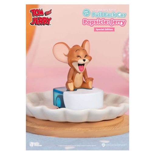 Tom & Jerry Pull Back Car Series Pack de 6 Coches de Cuerda Blind Box