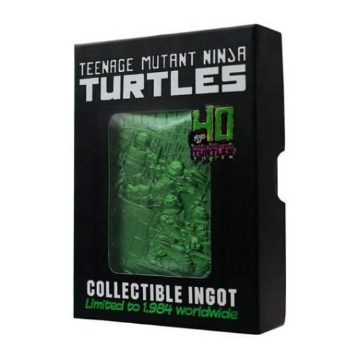 Tortugas Ninja Lingote 40th Anniversary Green Limited Edition