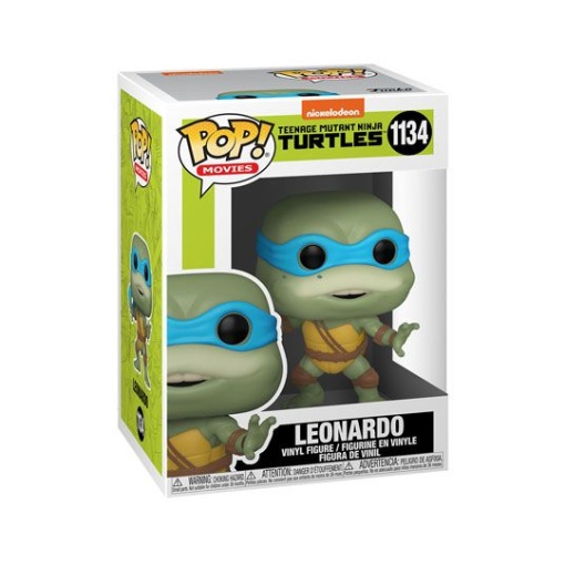 Tortugas Ninja POP! Movies Vinyl Figura Leonardo 9 cm