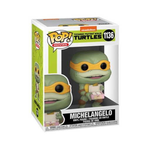 Tortugas Ninja POP! Movies Vinyl Figura Michaelangelo 9 cm