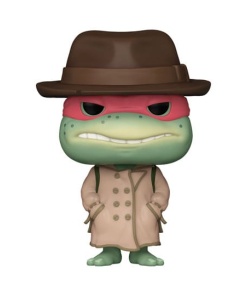 Tortugas Ninja POP! Movies Vinyl Figura Raphael w/Coat & Hat 9 cm