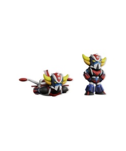 UFO Robot Grendizer Pack de 2 Estatuas Spazer & Grendizer Standing 7 cm