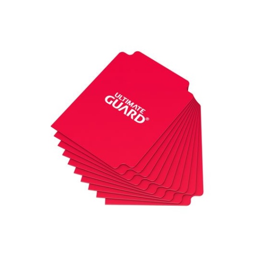 Ultimate Guard Card Dividers Tarjetas Separadoras para Cartas Tamaño Estándar Rojo (10)