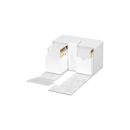 Ultimate Guard Twin Flip`n`Tray 160+ XenoSkin Monocolor Blanco