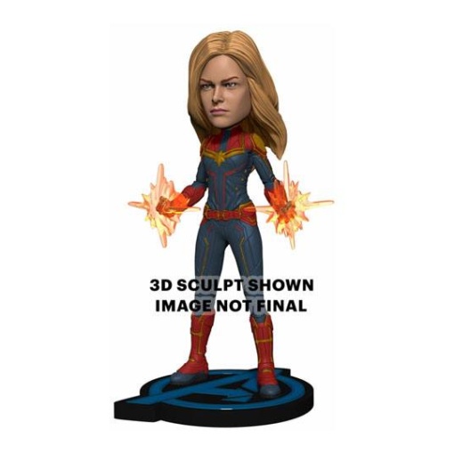 Vengadores: Endgame Cabezón Head Knocker Captain Marvel 20 cm