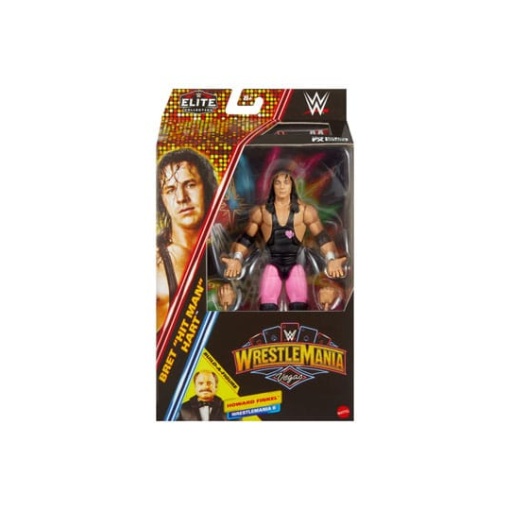 WWE WrestleMania Elite Collection Figura Bret "Hit Man" Hart 15 cm