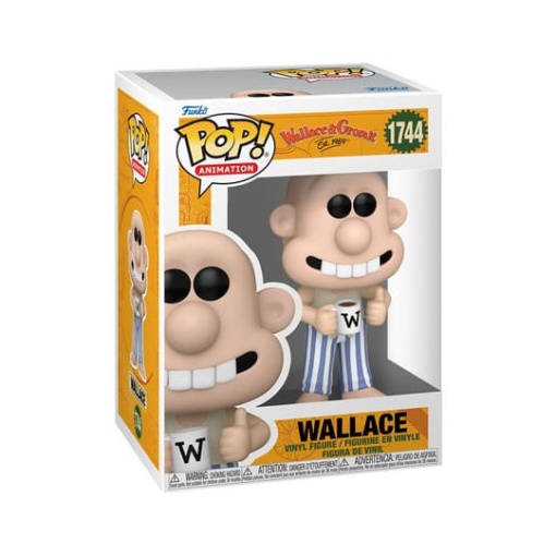 Wallace & Gromit POP! Animation Vinyl Figura Wallace In Pajamas 9 cm